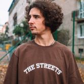The Streets Brown Tee - Brown - Short Sleeve T-Shirt