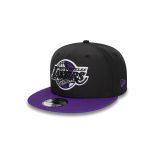 New Era LA Lakers Infill Black 9FIFTY Snapback Cap - Black - Cap