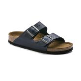 Birkenstock Arizona Soft Footbed Oiled Nubuck Leather Regular Fit - Blue - Sandals Birkenstock Arizona Soft Footbed Oiled Nubuck Leather Regular Fit - Blue - Sandals