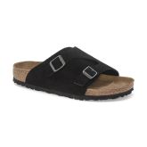 Birkenstock Zürich Suede Leather Narrow Fit Black - Black - Sandals Birkenstock Zürich Suede Leather Narrow Fit Black - Black - Sandals