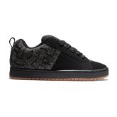 DC Shoes Court Graffik Leather Shoes - Black - Sneakers