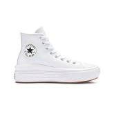 Converse Chuck Taylor All Star Move Platform Leather - White - Sneakers