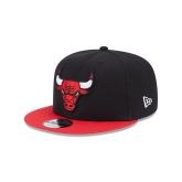 New Era Chicago Bulls Team Side Patch Black 9FIFTY Snapback Cap - Black - Cap