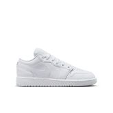 Air Jordan 1 Low "Triple White" (GS) - White - Sneakers