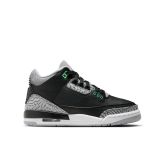 Air Jordan 3 Retro "Green Glow" (GS) - Black - Sneakers