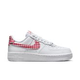 Nike Air Force 1 '07 "Red Gingham" Wmns - White - Sneakers