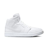 Air Jordan 1 Mid "Triple White" Wmns - White - Sneakers