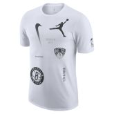 Jordan Max90 NBA Brooklyn Nets Courtside Statement Edition Tee - White - Short Sleeve T-Shirt