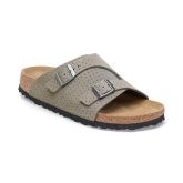 Birkenstock Zürich Suede Embossed Regular Fit Grey - Grey - Sandals Birkenstock Zürich Suede Embossed Regular Fit Grey - Grey - Sandals