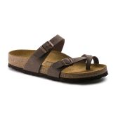Birkenstock Mayari Birko-Flor Nubuck Mocha Regular Fit - Brown - Sandals Birkenstock Mayari Birko-Flor Nubuck Mocha Regular Fit - Brown - Sandals
