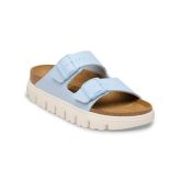 Birkenstock Arizona Chunky Birko-Flor Narrow Fit Baby Blue - Blue - Sandals Birkenstock Arizona Chunky Birko-Flor Narrow Fit Baby Blue - Blue - Sandals