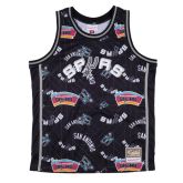 Mitchell & Ness San Antonio Spurs Swingman Jersey - Black - Jersey Mitchell & Ness San Antonio Spurs Swingman Jersey - Black - Jersey