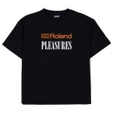 Pleasures Roland Heavyweight Tee Black - Black - Short Sleeve T-Shirt