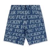 Rip N Dip Fuckin Fuck Denim Shorts - Blue - Shorts