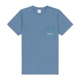Rip N Dip Nerma Lisa Pocket Tee Slate - Blue - Short Sleeve T-Shirt
