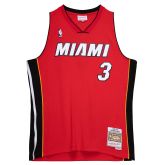 Mitchell & Ness NBA Miami Heat Dwyane Wade Alternate Jersey - Red - Jersey