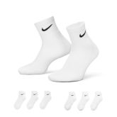 Nike Everyday Cushioned Ankle 6-Pack Socks White - White - Socks