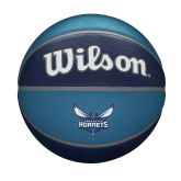 Wilson NBA Team Tribute Basketball Charlotte Hornets Size 7 - Blue - Ball