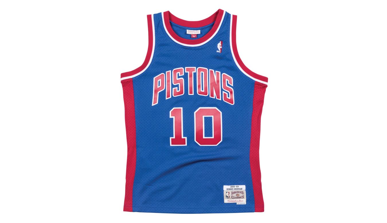 Dennis Rodman Detroit Pistons Road Swingman 1988-89 Jersey