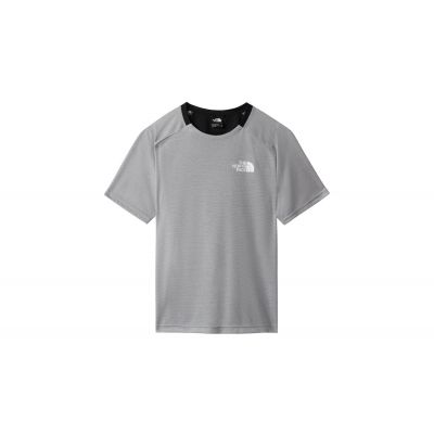 The North Face M Tee Mountain Essentials Light Grey Heather - Grey - Short Sleeve T-Shirt