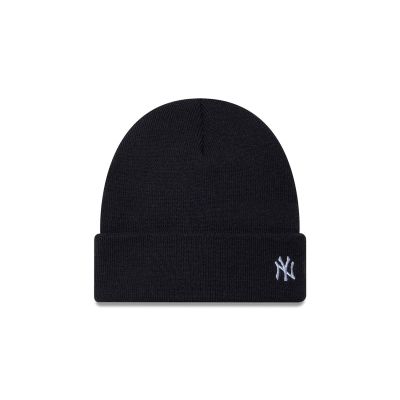 New Era Knit medium MLB Mini logo cuff beanie NEYYAN - Blue - Cap New Era Knit medium MLB Mini logo cuff beanie NEYYAN - Blue - Cap