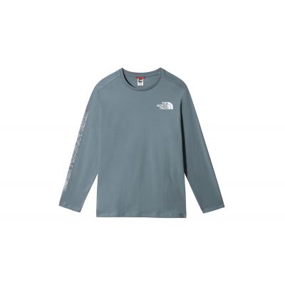 The North Face M Coordinates L/S Tee Goblin Blue - Blue - Short Sleeve T-Shirt