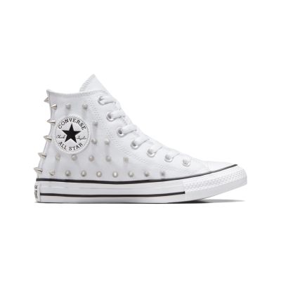 Converse Chuck Taylor All Star Studded High Top - White - Sneakers