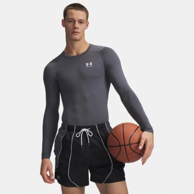 Under Armour HG Armour Comp LS Tee Grey - Grey - Long sleeve compression shirt Under Armour HG Armour Comp LS Tee Grey - Grey - Long sleeve compression shirt