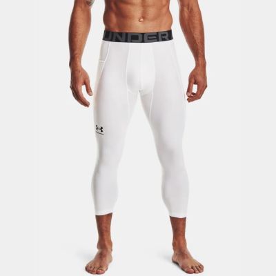 Under Armour HG Armour 3/4 Legging White - White - Compression leggings Under Armour HG Armour 3/4 Legging White - White - Compression leggings