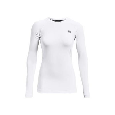 Under Armour Authentics Wmns Crew White - White - Long sleeve compression shirt Under Armour Authentics Wmns Crew White - White - Long sleeve compression shirt
