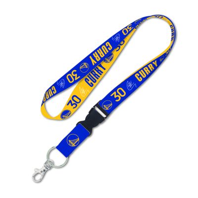 WinCraft NBA Stephen Curry Golden State Warriors Lanyard - Blue - Kľúčenka