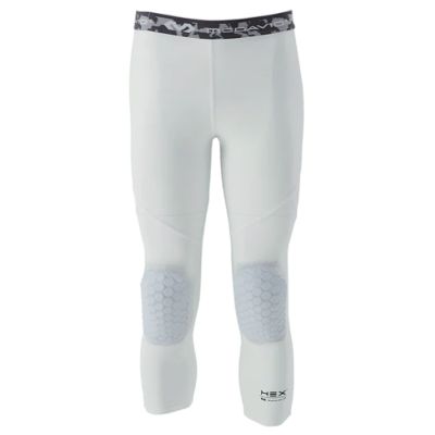 McDavid Hex Tight With Knee Pads 3/4 White - White - Pants