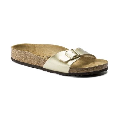 Birkenstock Madrid Birko-Flor Gold Regular Fit - Yellow - Sandals Birkenstock Madrid Birko-Flor Gold Regular Fit - Yellow - Sandals