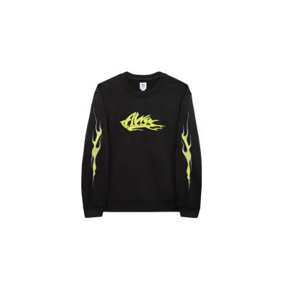 Vans X Alva Skates Crew Sweatshirt - Black - Hoodie Vans X Alva Skates Crew Sweatshirt - Black - Hoodie