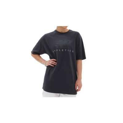 New Balance Athletics Oversized Tee - Grey - Short Sleeve T-Shirt