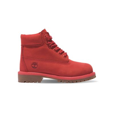 Timberland Premium 6 Inch Waterproof Boot Medium Red - Red - Sneakers