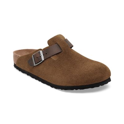 Birkenstock Boston BS Mixed Leather Regular Fit Brown 1030667 - Brown - Sandals Birkenstock Boston BS Mixed Leather Regular Fit Brown 1030667 - Brown - Sandals