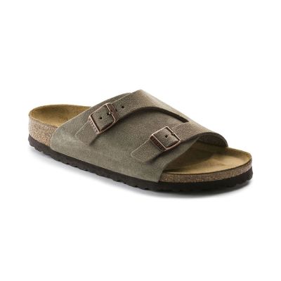 Birkenstock Zürich Suede Leather Regular Fit Grey 50461 - Grey - Sandals Birkenstock Zürich Suede Leather Regular Fit Grey 50461 - Grey - Sandals