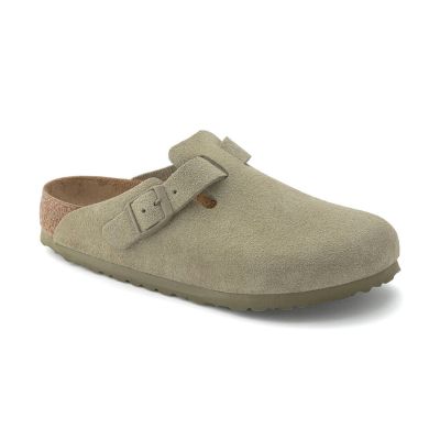 Birkenstock Boston Suede Leather Narrow Fit Grey 1025844 - Grey - Sandals Birkenstock Boston Suede Leather Narrow Fit Grey 1025844 - Grey - Sandals