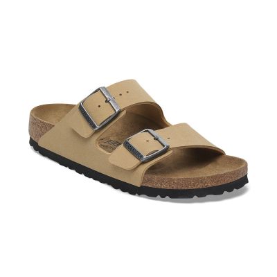 Birkenstock Arizona Birko-Flor Birkibuc Regular Fit Brown - Brown - Sandals Birkenstock Arizona Birko-Flor Birkibuc Regular Fit Brown - Brown - Sandals