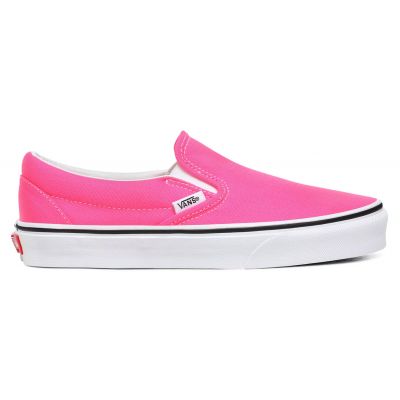 Vans Ua Classic Slip-On (Neon)Knockout Pnk/Tr Wht - Pink - Sneakers