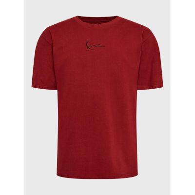 Karl Kani Small Signature Essential Tee Dark Red - Red - Short Sleeve T-Shirt