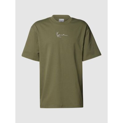 Karl Kani Small Signature Essential Tee Military Green - Green - Short Sleeve T-Shirt