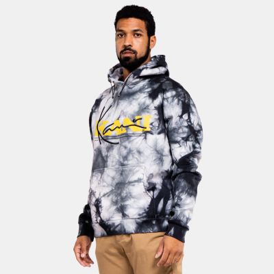 Karl Kani Retro Tie Dye white/dark grey - White - Hoodie Karl Kani Retro Tie Dye white/dark grey - White - Hoodie