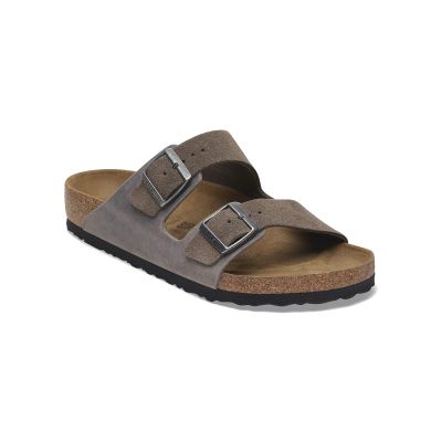 Birkenstock Arizona Mixed Leather Regular Fit Concrete Gray - Grey - Sandals Birkenstock Arizona Mixed Leather Regular Fit Concrete Gray - Grey - Sandals
