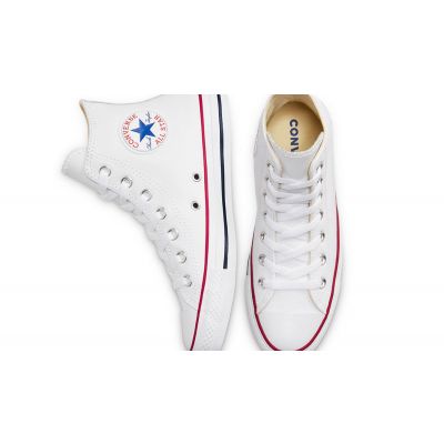 Converse Chuck Taylor Hi Leather White - White - Sneakers
