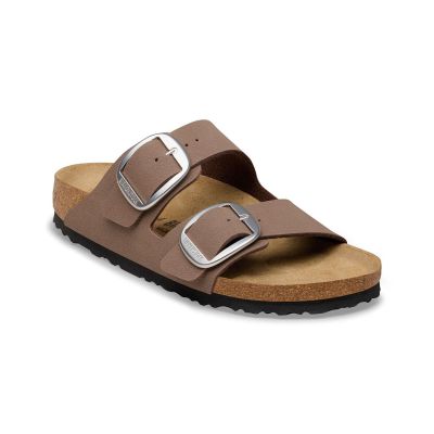 Birkenstock Arizona Big Buckle Birkibuc Narrow Fit Mocca - Brown - Sandals Birkenstock Arizona Big Buckle Birkibuc Narrow Fit Mocca - Brown - Sandals