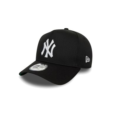 New Era New York Yankees World Series Patch Black 9FORTY E-Frame Adjustable Cap  - Black - Cap