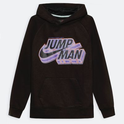 Jordan Jumpman x Nike Stacked Pullover Boys Hoodie Black - Black - Hoodie