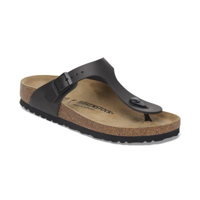 Birkenstock Gizeh BS Natural Leather Regular Fit - Black - Sandals Birkenstock Gizeh BS Natural Leather Regular Fit - Black - Sandals